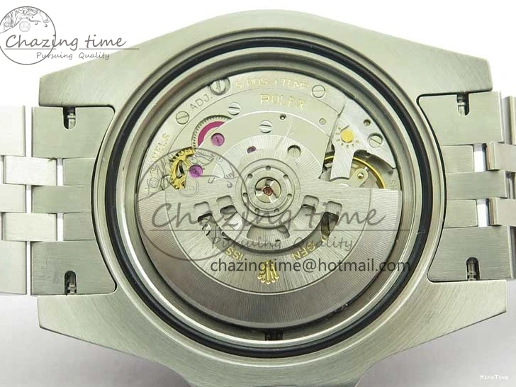 MiroTime 0401 GMT-Master II White Blue Diamonds Bezel 904L Steel GMF Best Edition Black Dial On Jubilee Bracelet SA3285 CHS V Original 2579